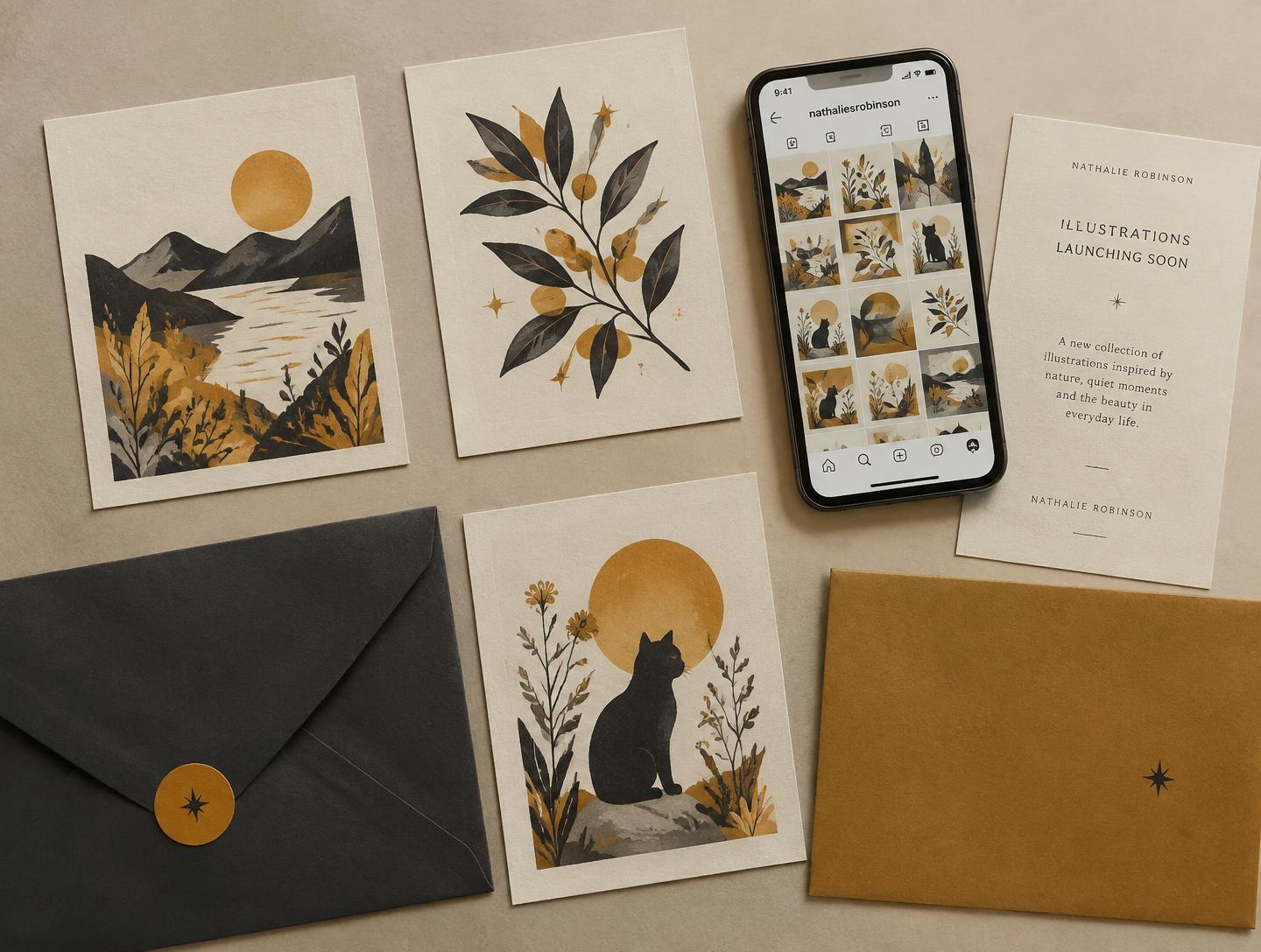 Illustrated Seasons — Promotional System project preview